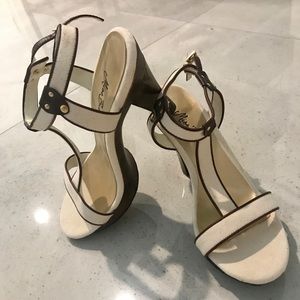Never worn Miss Bisou high heel sandals size 10